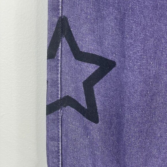 Skater Grunge Cyber Punk Womens Wide Leg Flare Jeans Cargo Pockets 28” x 29.5” - Picture 8 of 15